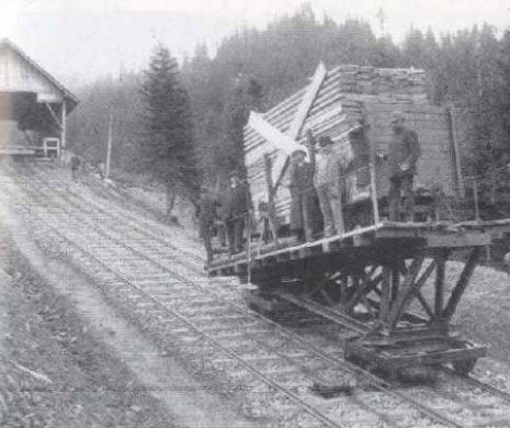 Planul înclinat feroviar de la Comandău (Covasna), unicat în Europa e ca și pierdut. FOTOGRAFII