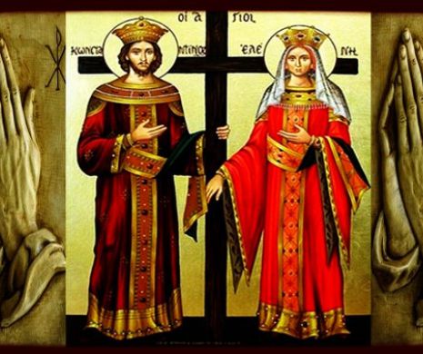 Sfântul Constantin a descoperit Crucea pe cer, iar Sfânta Elena a găsit pe dealul Golgotei CRUCEA pe care A FOST RĂSTIGNIT HRISTOS. Ce mesaje și urări le putem transmite0 sărbătoriților