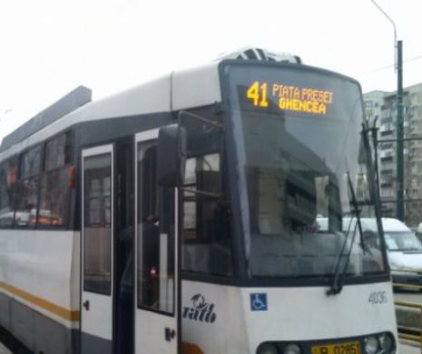 Bărbat lovit de tramvaiul 41 în Capitală