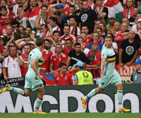 CE 2016. Belgia a DESFIINȚAT Ungaria în „optimi”. „Dracii roșii” au reușit scorul turneului final