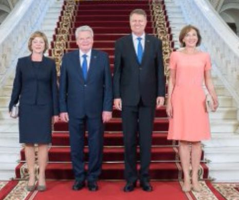 Iohannis îl duce pe președintele Germaniei să-i arate Sibiul