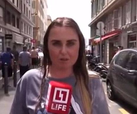 Suporterii naţionalei Angliei AU AGRESAT o jurnalistă din Rusia şi i-au turnat bere în cap. Totul s-a întâmplat ÎN DIRECT | VIDEO