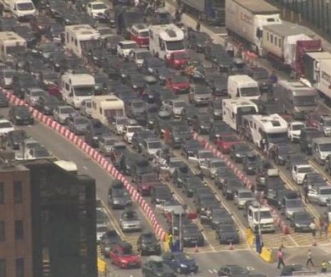 „Asta e razbunare pentru BREXIT”. Imaginile halucinante filmate la granita Frantei