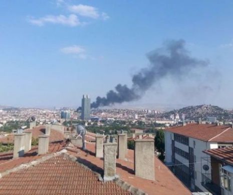 INCENDIU PUTERNIC în Ankara la trei zile după LOVITURA de STAT EȘUATĂ | VIDEO