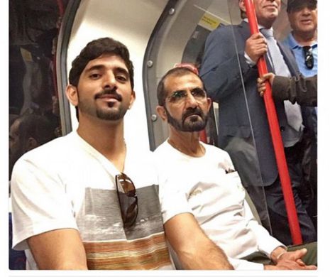 Misterioasa plimbare a celor mai puternici bărbaţi din Dubai cu metroul londonez