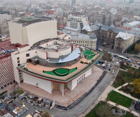 Noua față a Teatrului Național. Restaurant și piese în aer liber, pe acoperiș