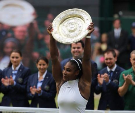 Serena Williams, noua campioana la Wimbledon! Americanca, egala legendarei Steffi Graf la numărul de Grand Slam-uri câştigate