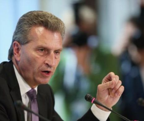 Comisarul Oettinger, în vizită în România