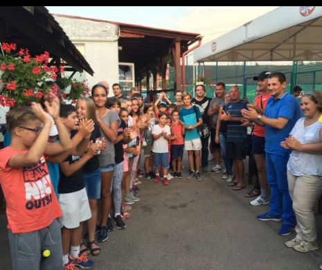 Copiii au mulțumit părinților la Players Party din cadrul Trofeului "Victor Hănescu"