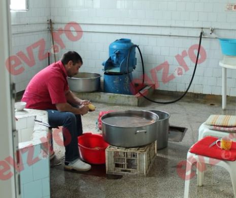 Dezastru în bucătăria unui sanatoriu TBC: ustensile ruginite şi apă caldă adusă din altă parte