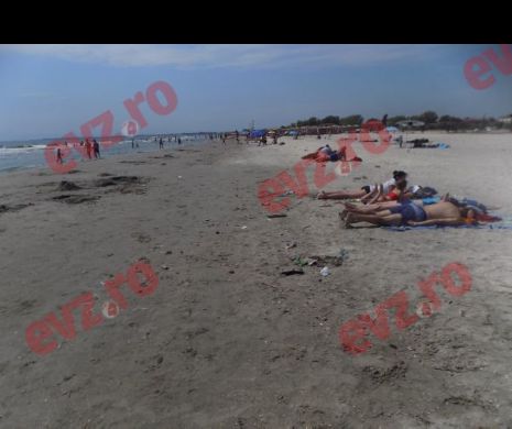 Incursiune pe litoralul Mării Negre. Plaja din Năvodari, tot mai căutată de turiştii români
