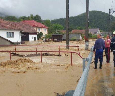 Județul Cluj a fost lovit de inundații grave. Circulația pe DN 1 și traficul feroviar a fost oprit pentru câteva ore. Galerie foto cu dezastrul din Munții Apuseni
