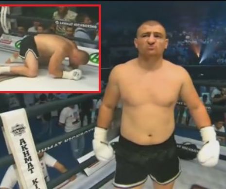 Morosanu a fost aseara in Cecenia si s-a batut pe ascuns! Si-a luat CEL MAI DUR KO din cariera in prima runda! VIDEO