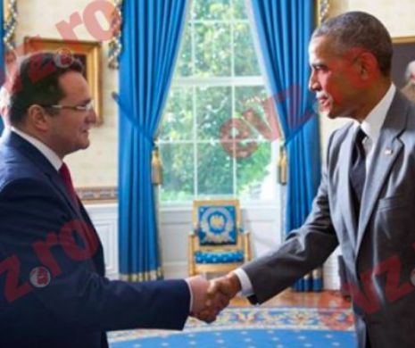 POZĂ ISTORICĂ. George Maior, ambasadorul României la Washington, întâlnire cu Barack Obama.