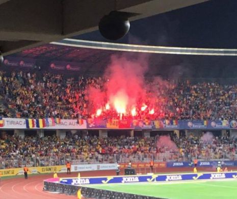 Ce urmări poate avea următorul meci al „tricolorilor” de pe teren propriu după TORȚELE APRINSE de suporterii români la meciul cu Muntenegru