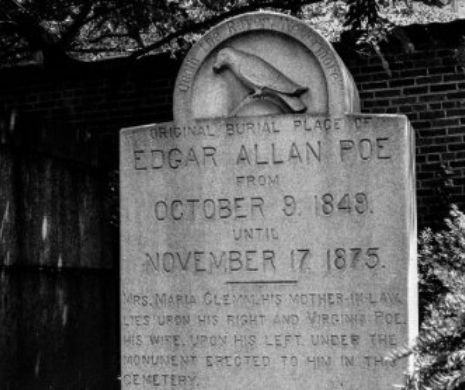 Fantoma care BÂNTUIE de 70 de ani mormântul lui Edgar Allan Poe