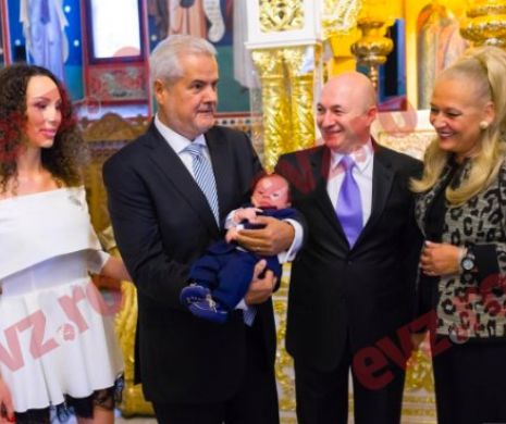 Nașul Adrian Năstase, reactivat „politic” de botezul fiului lui Codrin Ștefănescu