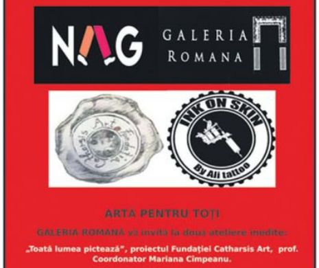 Noaptea Albă a Galeriilor. Galeria Romană vine cu „Artă pentru toți”