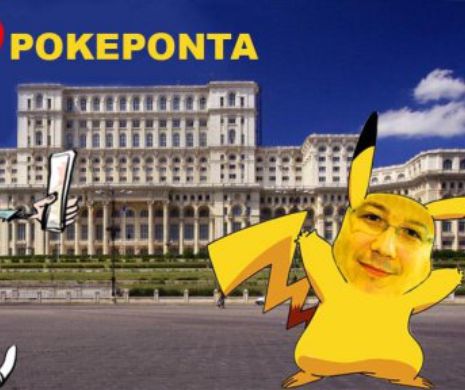Pokemonul Ponta, lansat si căutat de PRU