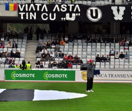 „VIATA ASTA TIN CU „U.”” Imaginea simbol a dragostei pe care Ioan Gyuri Pascu a avut-o pentru fotbal si Universitatea Cluj