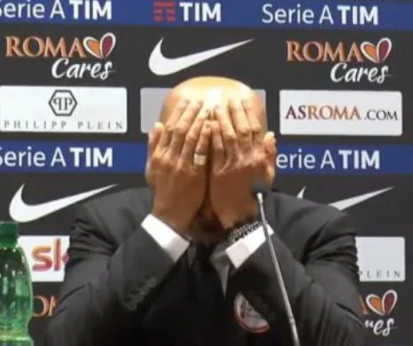 Antrenorul lui AS Roma s-a dat cu capul de masă, după întrebarea unui jurnalist: „Cine te-a trimis aici?” | VIDEO