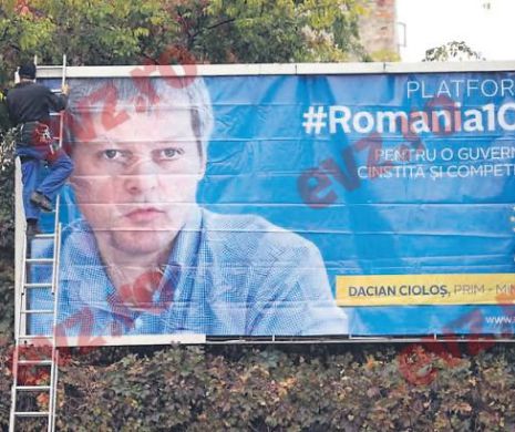 Avem dovada! Cioloș se pregătea demult pentru alegeri. Primele bannere au apărut în oraș | FOTO Blitz