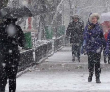 BREAKING NEWS: Meteorologii anunță DEZASTRUL. OPT JUDEȚE vor fi îngropate în ZĂPADĂ