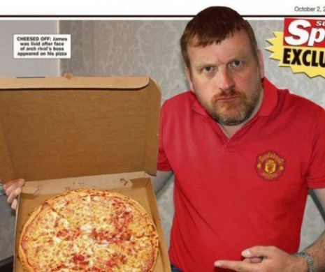 FABULOS. Chipul unuia dintre cei mai mari antrenori din lume a apărut într-o pizza. Scandalul e uriaș. „Nu mai comand pizza niciodată”