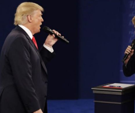 FOTOGRAFIA ZILEI – CEA MAI DURĂ dezbatere dintre Hillary Clinton şi Donald Trump