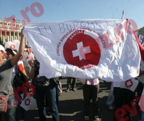 Revolta halatelor albe continuă. Sindicaliștii din Sănătate vor opri activitatea în spitale