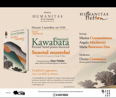 Seară japoneză la librăria Humanitas de la Cișmigiu