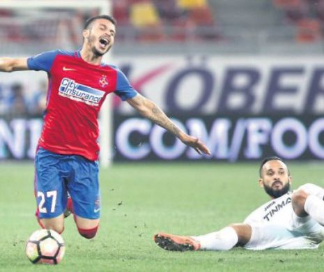 Steaua, lider împiedicat la finalul turului