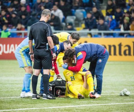 Urmările „măcelului” din Kazahstan: dinți sparți, nas rupt și vizite la spital. Naționala României a revenit în țară, iar Burleanu va depune un MEMORIU la UEFA. Daum: „A fost un iad la Astana”