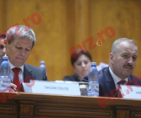 Vasile Dîncu și Dacian Cioloș vânează fotoliul de premier în 2017