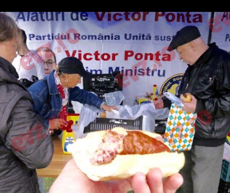 Victor Ponta a garantat cârnaţii electorali ai PRU | Galerie foto