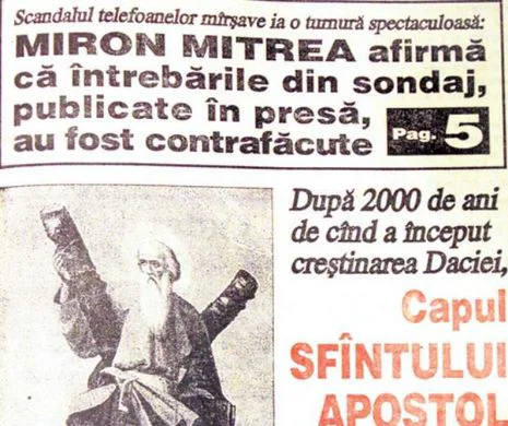 Capul Sfântului Apostol Andrei adus în România la 2000 de ani de la creștinarea Daciei | Memoria EVZ