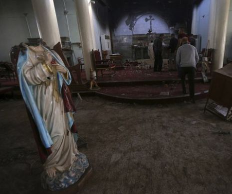 Fecioara Maria a fost decapitată de jihadişti. Cum arată un orăşel creştin după doi ani de ISIS. GALERIE FOTO