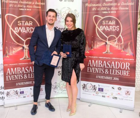 Monica Roşu şi Florin Neby, diplome de excelenţă la Gala Star Awards 2016