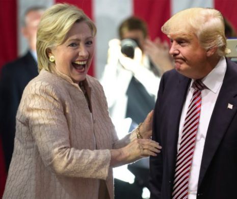 O medie a sondajelor naționale arată că Hillary Clinton este înca în avantaj în competiția cu Donald Trump
