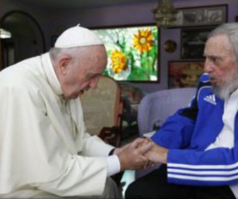 Papa Francisc ÎNTRISTAT de moartea lui Fidel Castro şi spune că se va ruga pentru sufletul lui