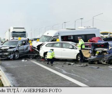 Parchetul de la Lehliu Gară a deschis DOSAR PENAL pentru accidentul de pe A2; vinovatul nu a fost încă identificat