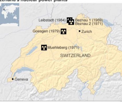 Referendum pro sau contra centralelor nucleare. S-ar putea renunța la energia nucleară până în 2029