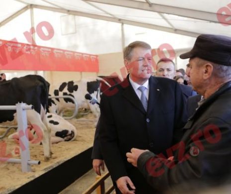 Un președinte printre orătănii și bovine