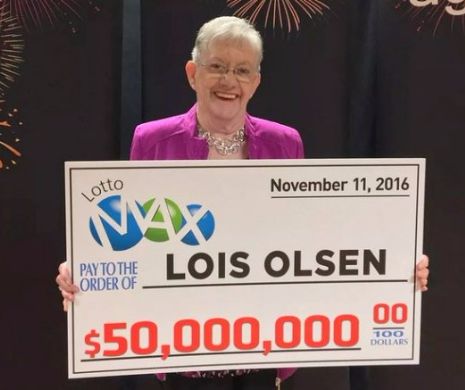 Are 80 de ani și a câștigat la loterie fabuloasa sumă de 50 de milioane de dolari! Ce va face însă cu banii, e demn de toată admirația
