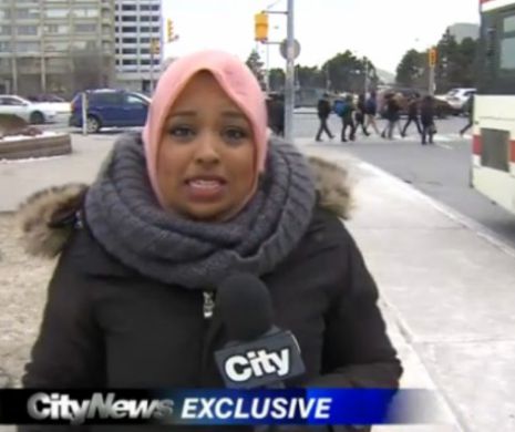 Canada ISLAMICĂ: Prima prezentatoare TV, în direct, cu HIJAB pe cap!
