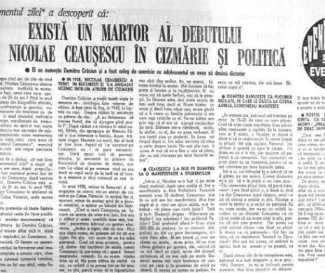 EVZ a descoperit colegul de cizmărie al lui Nicolae Ceaușescu | Memoria EVZ