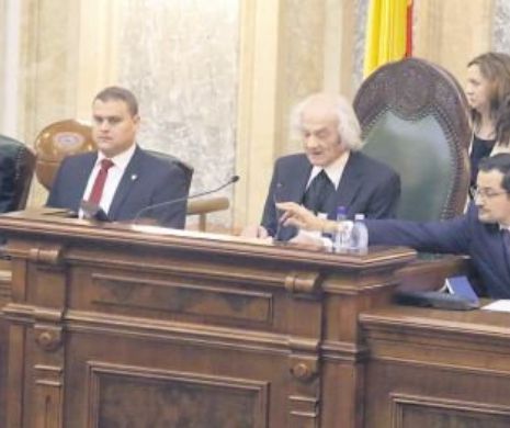 La Senat, Băsescu și Verestoy s-au ținut de glume