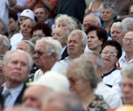 Numărul de pensionari a scăzut cu 46.000, iar pensia medie a crescut cu 6,5%