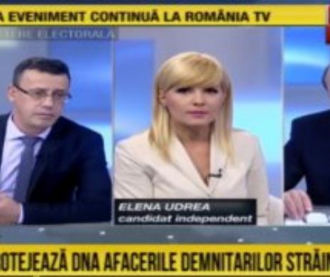 Premieră TV: Udrea şi Băsescu, în tandem la aceeaşi emisiune, acuzând PNL că: "se comportă ca oaia râioasă care stă cu coada pe sus”