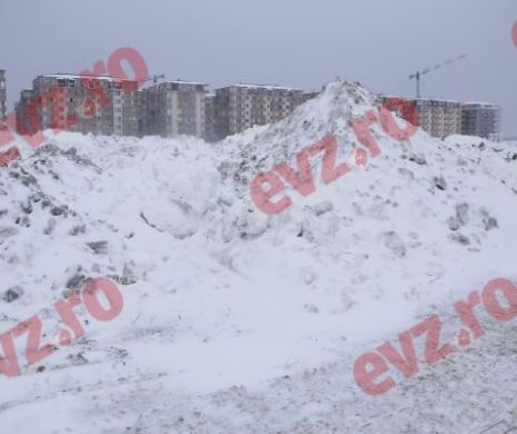 170.000 de tone de omăt. Aici se aduce zăpada strânsă din București!